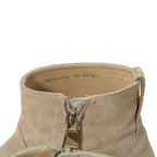 Dior Homme ディオール オム / 10SS エディ期 ヒールブーツ / サイドジップ / カーフ スウェード / size 40 (25cm) BEIGE シューズ