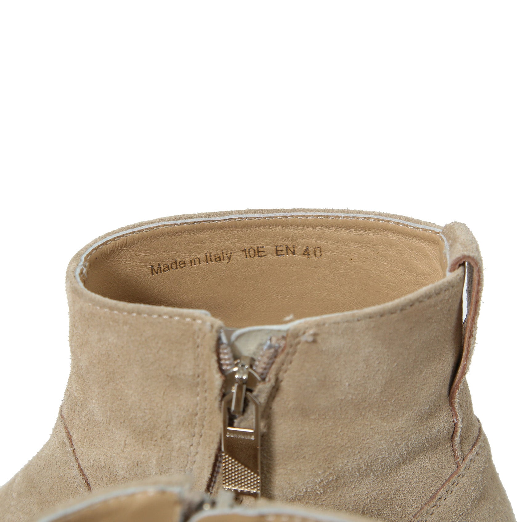 Dior Homme ディオール オム / 10SS エディ期 ヒールブーツ / サイドジップ / カーフ スウェード / size 40 (25cm) BEIGE シューズ