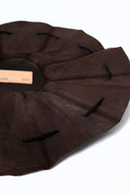 新品 TAGLIOVIVO タリオヴィヴォ / HUES限定 カーフレザー ミニ巾着 / BROWN