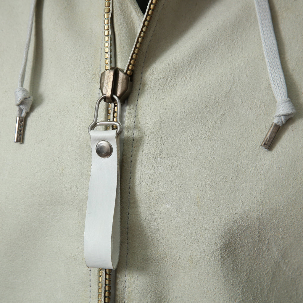 DEPTI ディープティ / 美品 2017-18 GUIDI HORSE / LEATHER HOODED COAT / size 46 (WHITE)