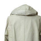 DEPTI ディープティ / 美品 2017-18 GUIDI HORSE / LEATHER HOODED COAT / size 46 (WHITE)