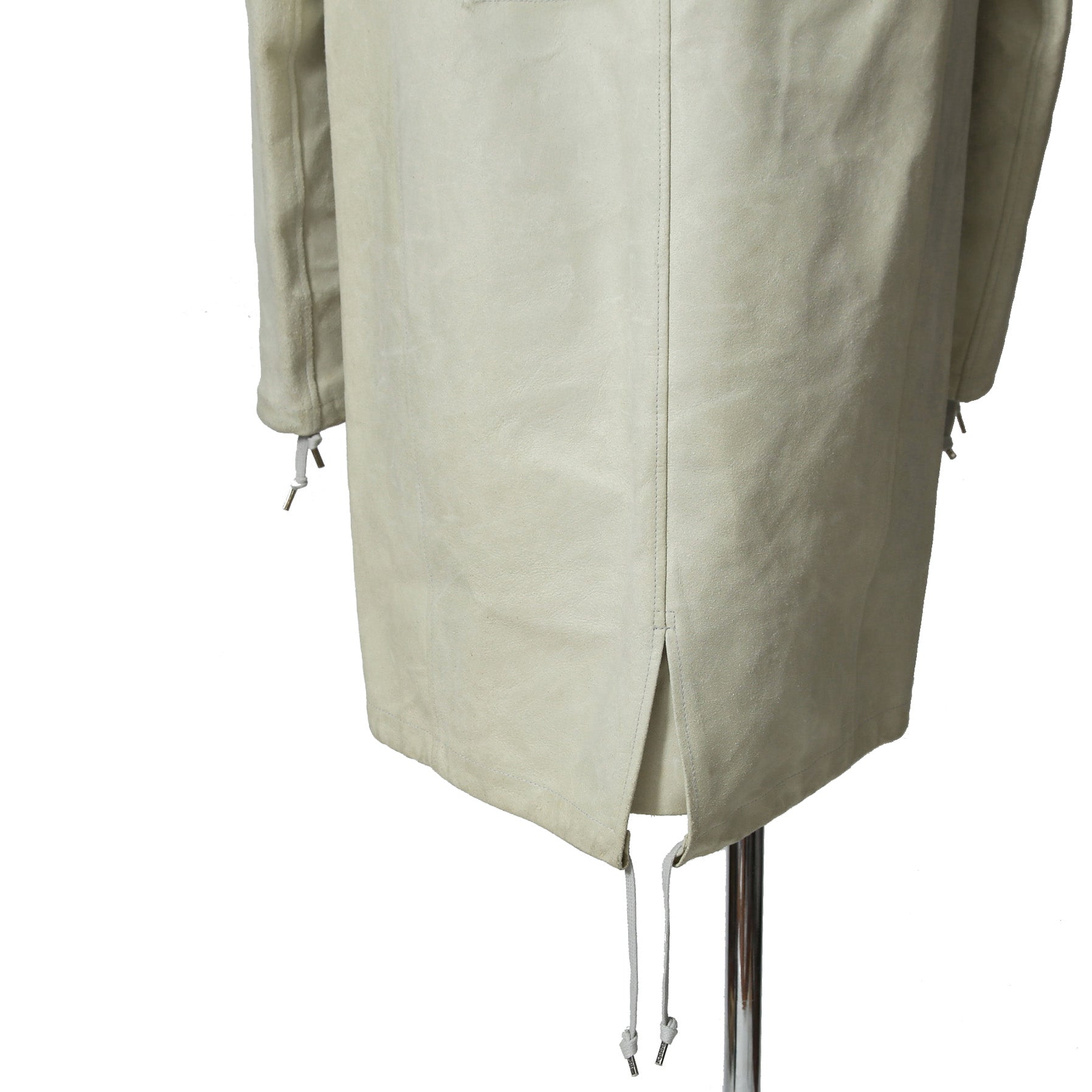 DEPTI ディープティ / 美品 2017-18 GUIDI HORSE / LEATHER HOODED COAT / size 46 (WHITE)