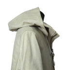 DEPTI ディープティ / 美品 2017-18 GUIDI HORSE / LEATHER HOODED COAT / size 46 (WHITE)