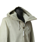 DEPTI ディープティ / 美品 2017-18 GUIDI HORSE / LEATHER HOODED COAT / size 46 (WHITE)