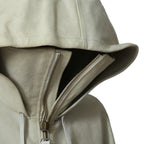 DEPTI ディープティ / 美品 2017-18 GUIDI HORSE / LEATHER HOODED COAT / size 46 (WHITE)