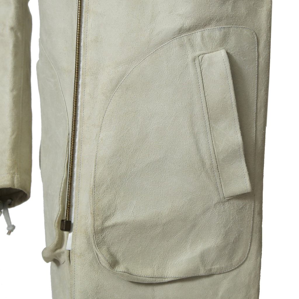 DEPTI ディープティ / 美品 2017-18 GUIDI HORSE / LEATHER HOODED COAT / size 46 (WHITE)