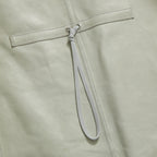 DEPTI ディープティ / 美品 2017-18 GUIDI HORSE / LEATHER HOODED COAT / size 46 (WHITE)