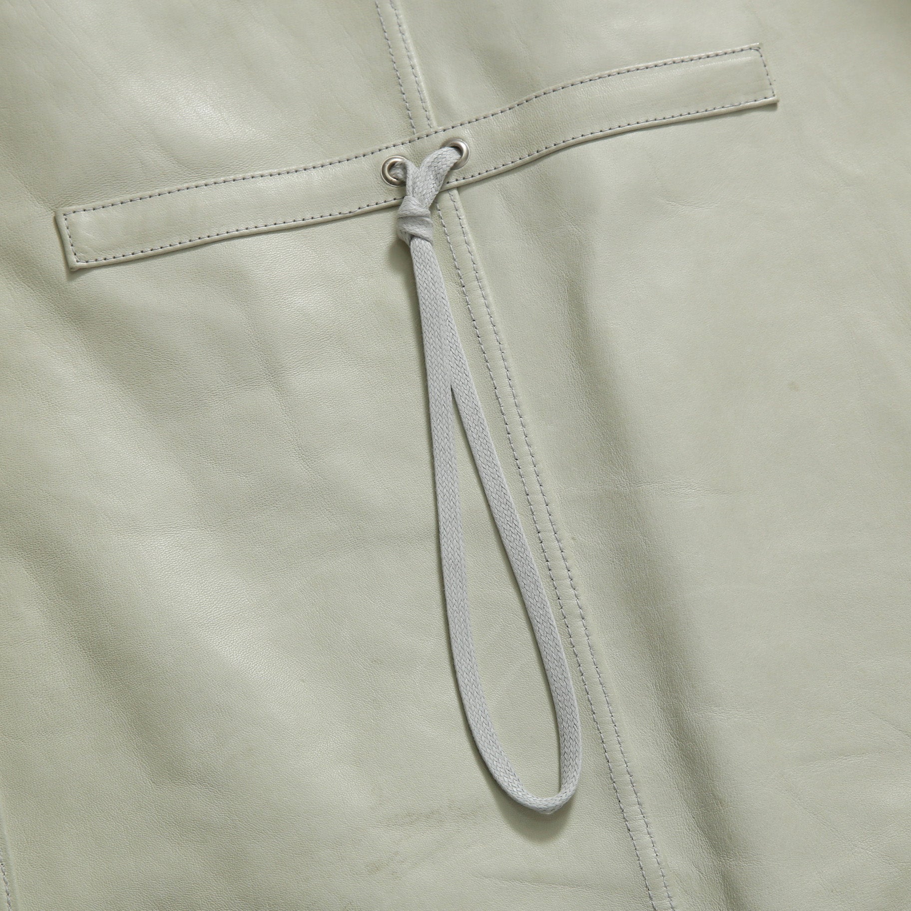 DEPTI ディープティ / 美品 2017-18 GUIDI HORSE / LEATHER HOODED COAT / size 46 (WHITE)