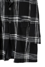 新品 NOUSAN ノウザン / 24AW johann long / peaked lapel semi long jacket/ size M (BLACK) ジャケット
