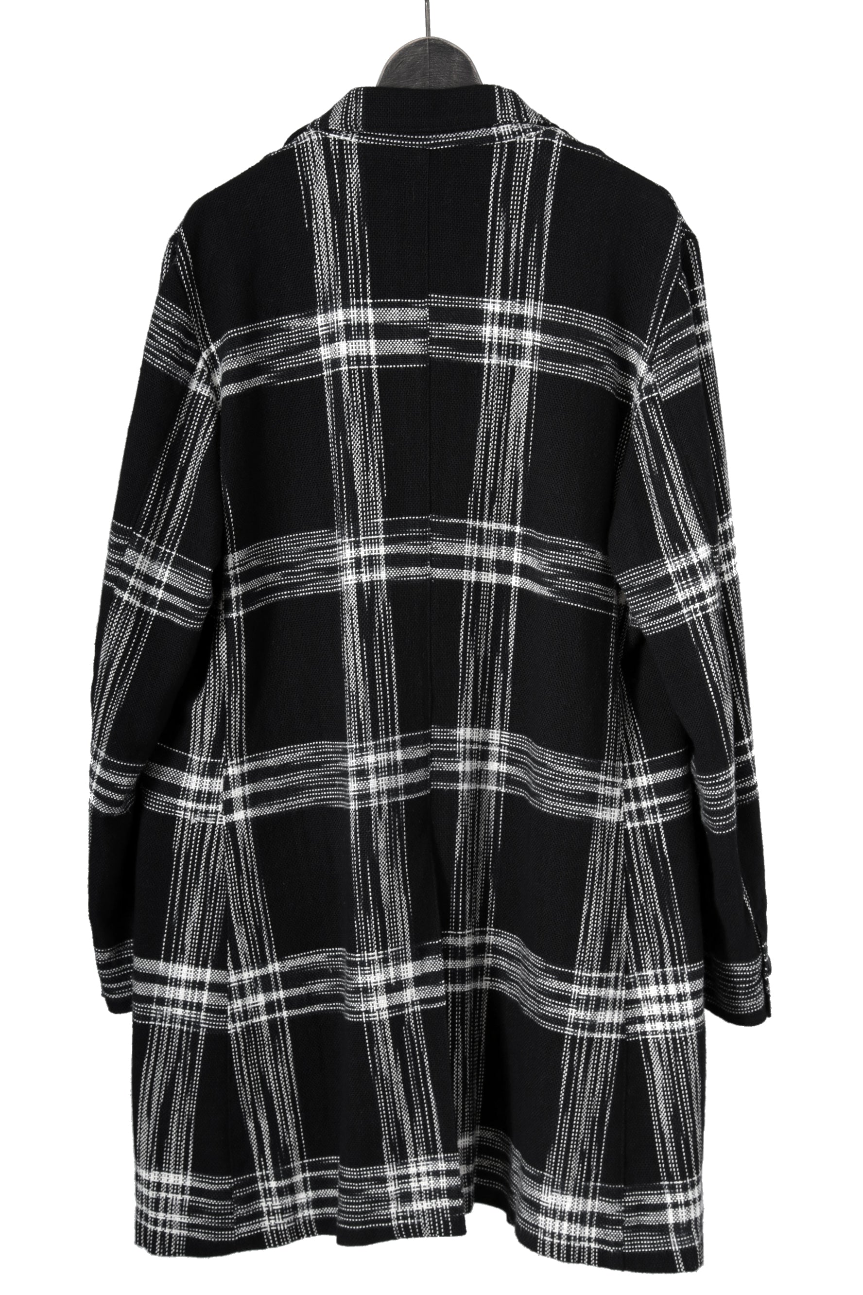 新品 NOUSAN ノウザン / 24AW johann long / peaked lapel semi long jacket/ size M (BLACK) ジャケット