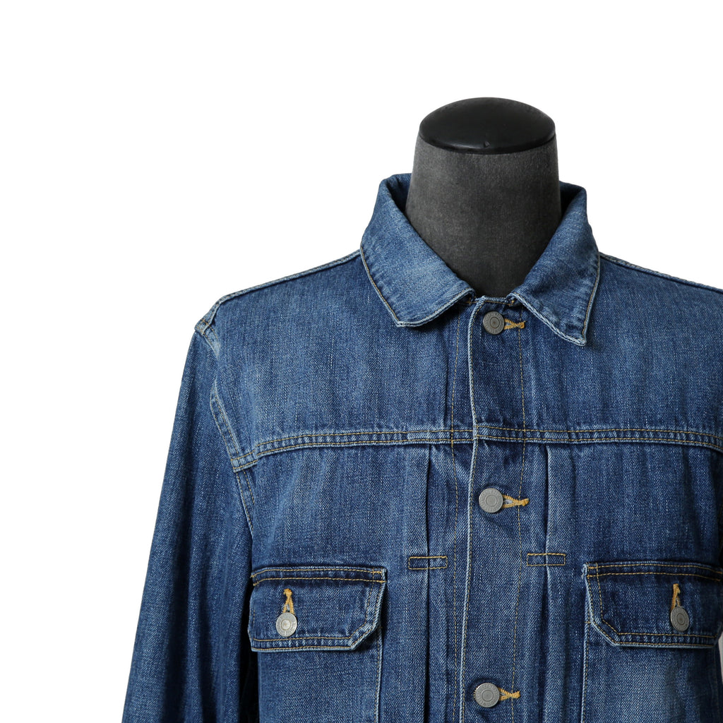 MASSTARD マスタード / 美品 DENNY デニムジャケット VINTAGE WASH  / size 2 (INDIGO)