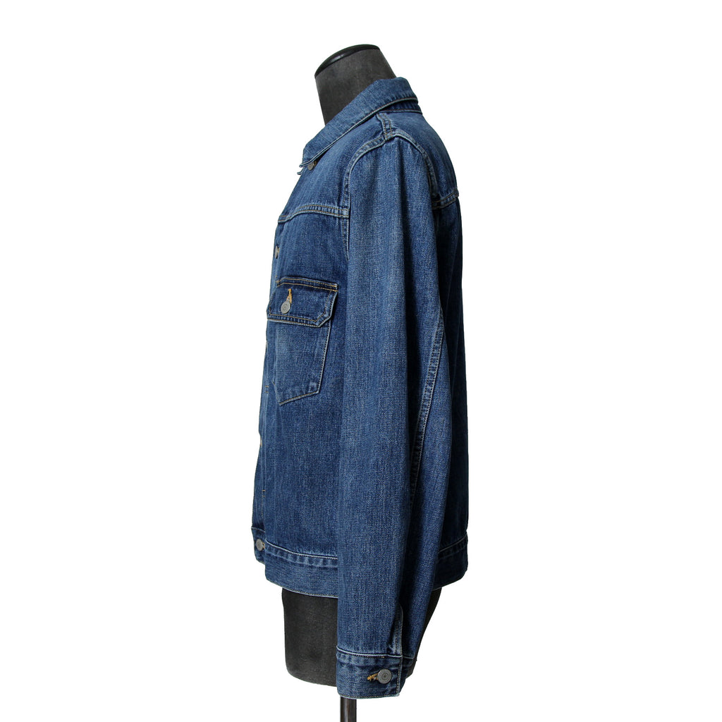 MASSTARD マスタード / 美品 DENNY デニムジャケット VINTAGE WASH  / size 2 (INDIGO)