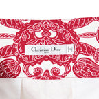 美品 DIOR クリスチャンディオール 22AW CHEZ MOI シェモア バンダナ柄 コットン ショート パンツ size 38(M) レッド ホワイト 317P52A3461