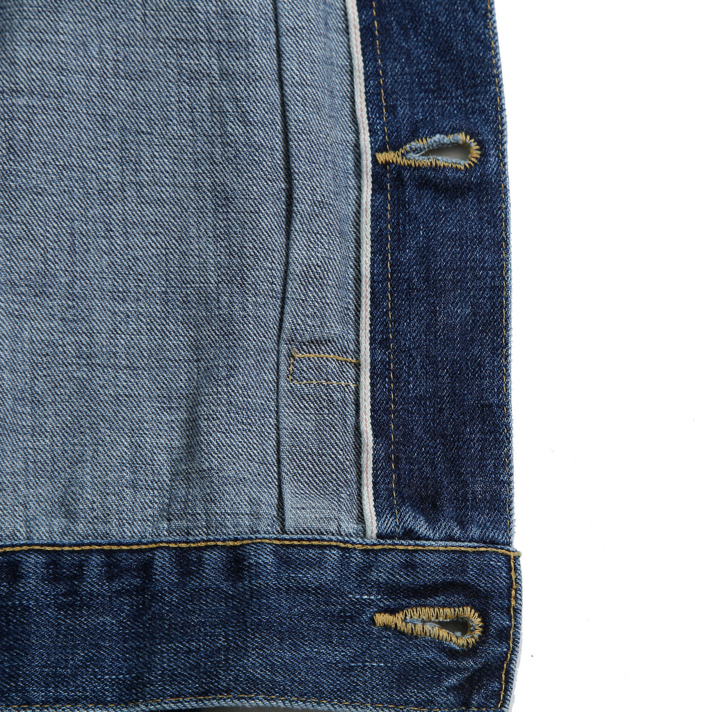 MASSTARD マスタード / 美品 DENNY デニムジャケット VINTAGE WASH  / size 2 (INDIGO)