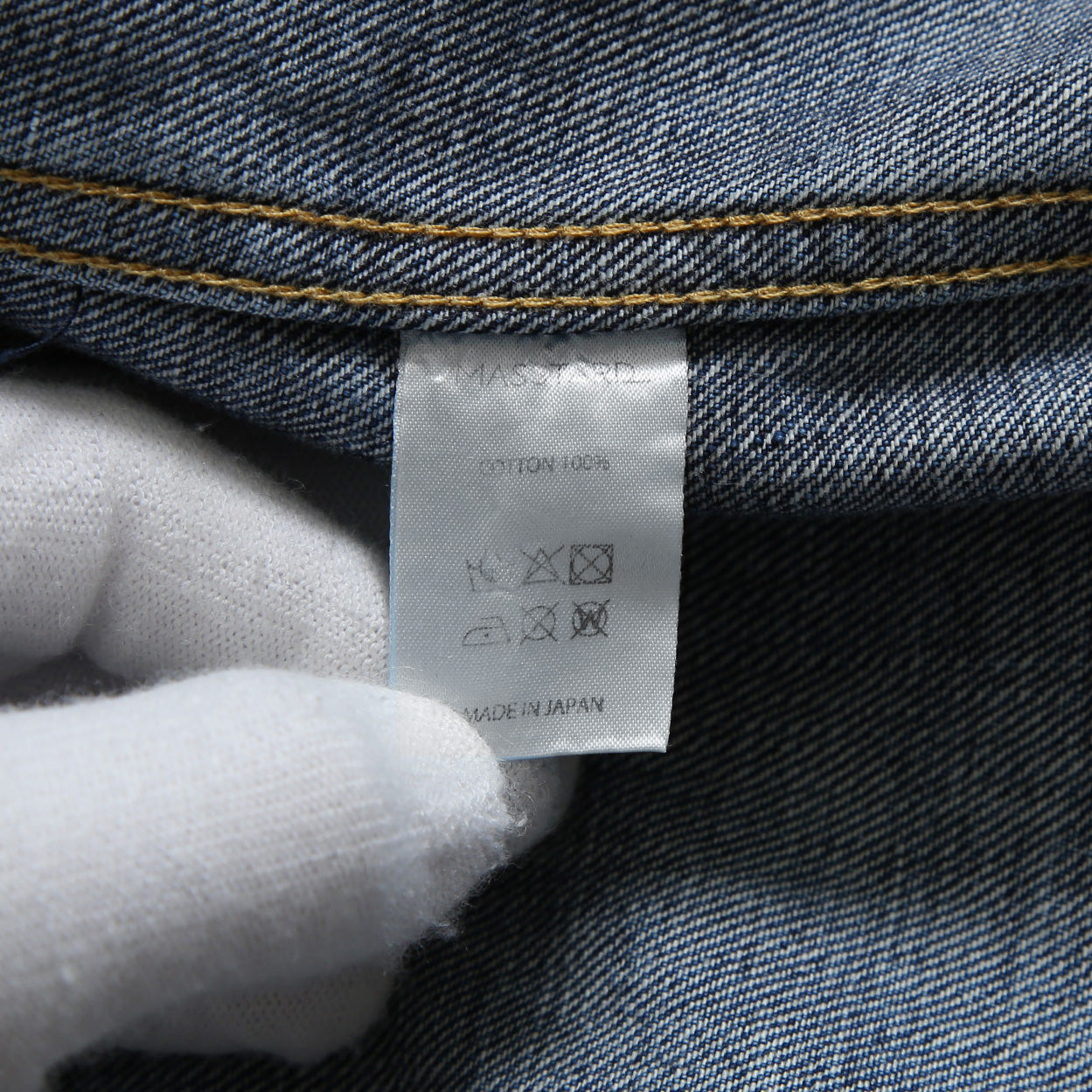 MASSTARD マスタード / 美品 DENNY デニムジャケット VINTAGE WASH  / size 2 (INDIGO)