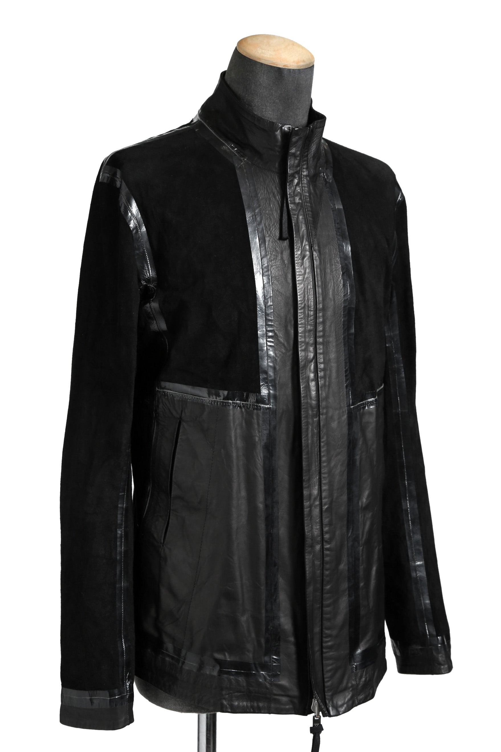 J1 Boris Bidjan Saberi カーフレザー ライダース グリーン 新品 BORIS BIDJAN SABERI / 20SS J1 Calf Reversible Leather Jacket