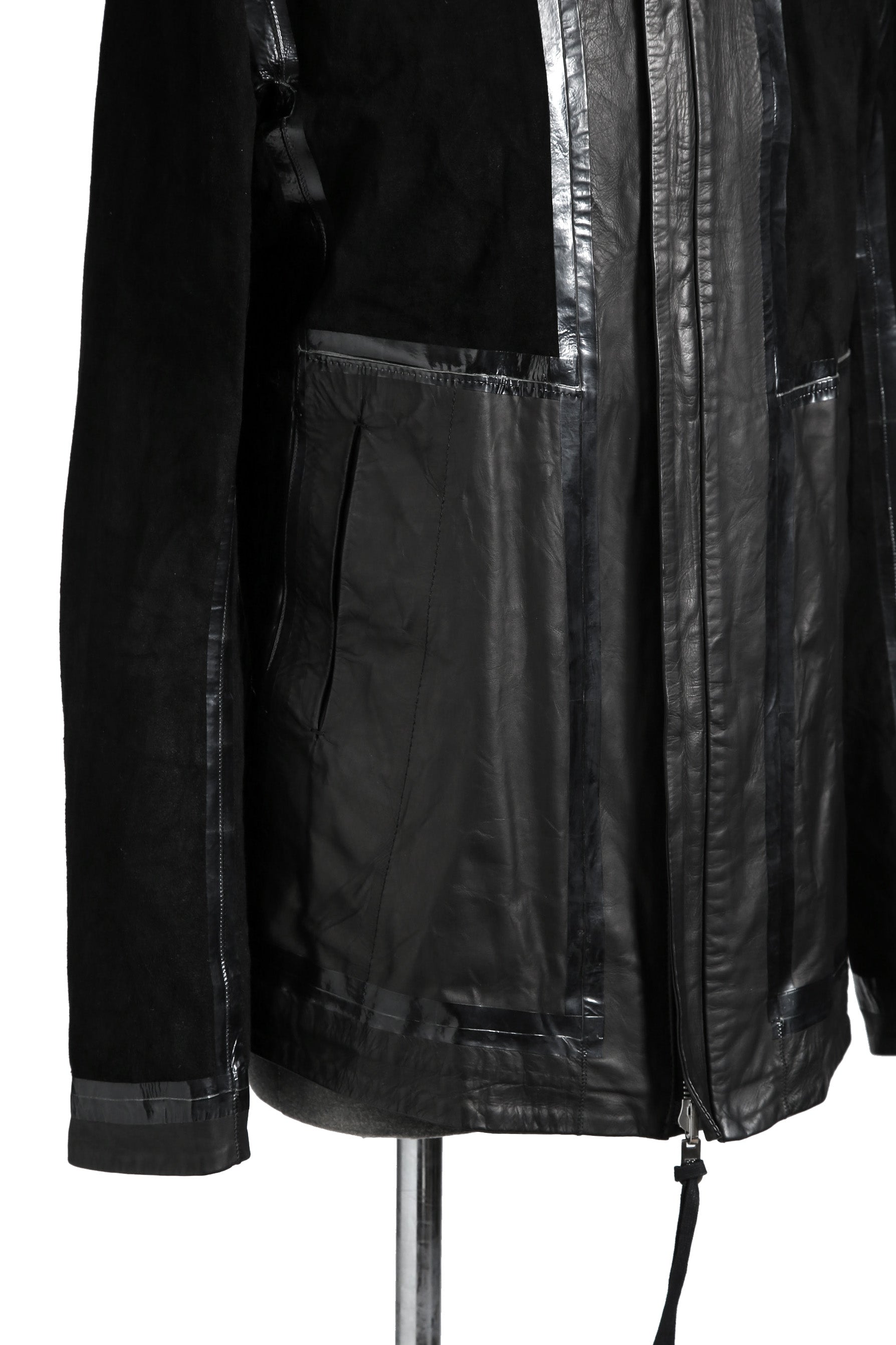 新品 BORIS BIDJAN SABERI / 20SS J1 Calf Reversible Leather Jacket / J1-FMM20009 / size M (BLACK) レザー ジャケット