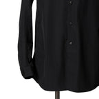 DEVOA デヴォア  / 23AW 美品 Mao Color Shirt 170/2 SUVIN cotton  / マオカラー 長袖シャツ / size 1 (BLACK)