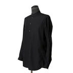 DEVOA デヴォア  / 23AW 美品 Mao Color Shirt 170/2 SUVIN cotton  / マオカラー 長袖シャツ / size 1 (BLACK)