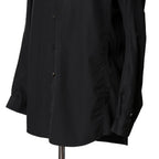DEVOA デヴォア  / 23AW 美品 Mao Color Shirt 170/2 SUVIN cotton  / マオカラー 長袖シャツ / size 1 (BLACK)