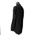 DEVOA デヴォア  / 23AW 美品 Mao Color Shirt 170/2 SUVIN cotton  / マオカラー 長袖シャツ / size 1 (BLACK)