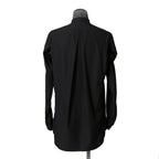 DEVOA デヴォア  / 23AW 美品 Mao Color Shirt 170/2 SUVIN cotton  / マオカラー 長袖シャツ / size 1 (BLACK)
