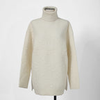 FENDI フェンディ /  21AW FFカリグラフィー ズッカ / ハイネックニット / カシミヤ混 / FZX697 AHE9 / size 38 (クリーム)  レディース