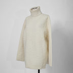 FENDI フェンディ /  21AW FFカリグラフィー ズッカ / ハイネックニット / カシミヤ混 / FZX697 AHE9 / size 38 (クリーム)  レディース