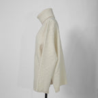 FENDI フェンディ /  21AW FFカリグラフィー ズッカ / ハイネックニット / カシミヤ混 / FZX697 AHE9 / size 38 (クリーム)  レディース