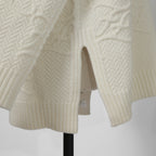 FENDI フェンディ /  21AW FFカリグラフィー ズッカ / ハイネックニット / カシミヤ混 / FZX697 AHE9 / size 38 (クリーム)  レディース