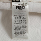 FENDI フェンディ /  21AW FFカリグラフィー ズッカ / ハイネックニット / カシミヤ混 / FZX697 AHE9 / size 38 (クリーム)  レディース