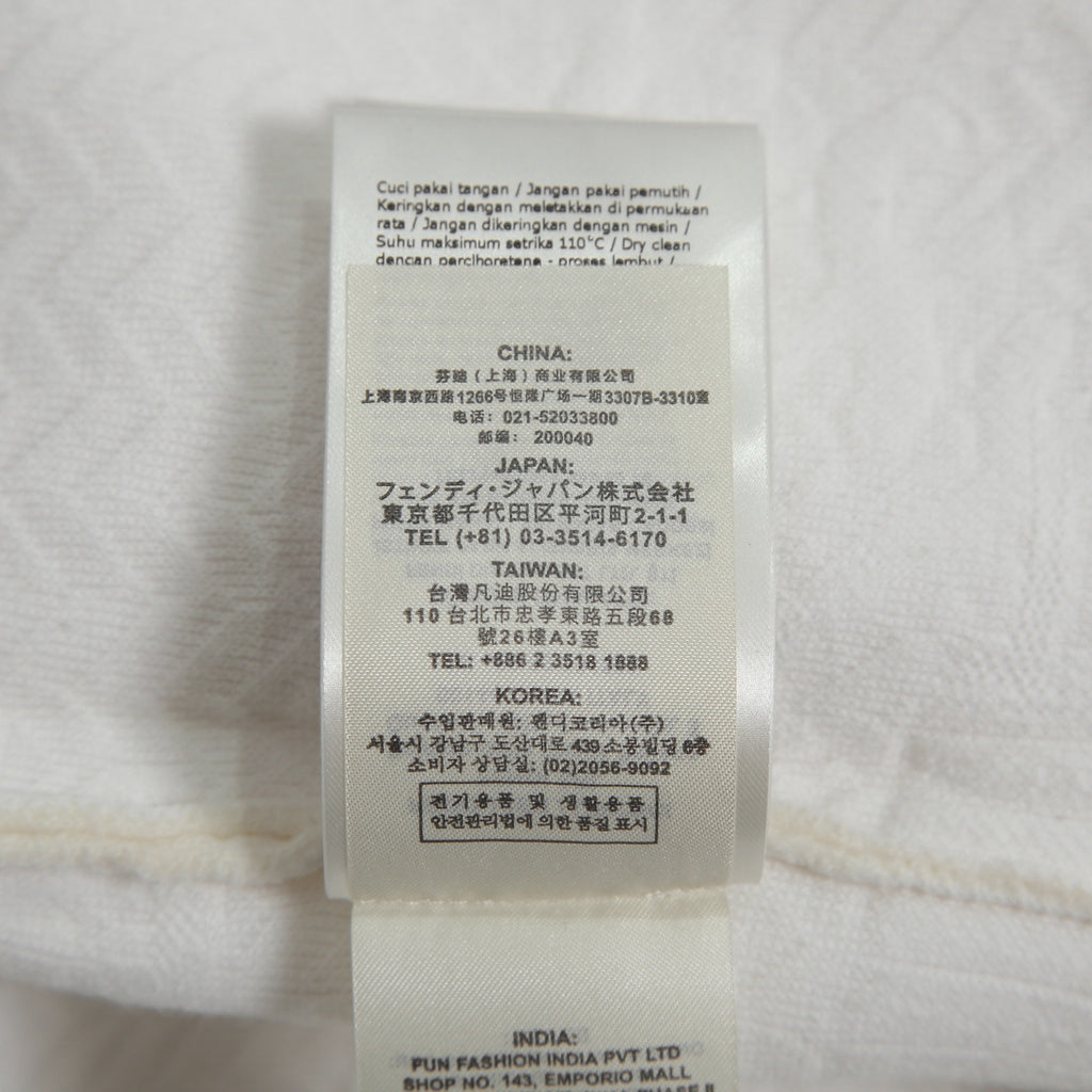 FENDI フェンディ /  21AW FFカリグラフィー ズッカ / ハイネックニット / カシミヤ混 / FZX697 AHE9 / size 38 (クリーム)  レディース