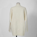 FENDI フェンディ /  21AW FFカリグラフィー ズッカ / ニット カーディガン / ウールカシミヤ / FZC888 AHE9 / size 38 (クリーム)  レディース