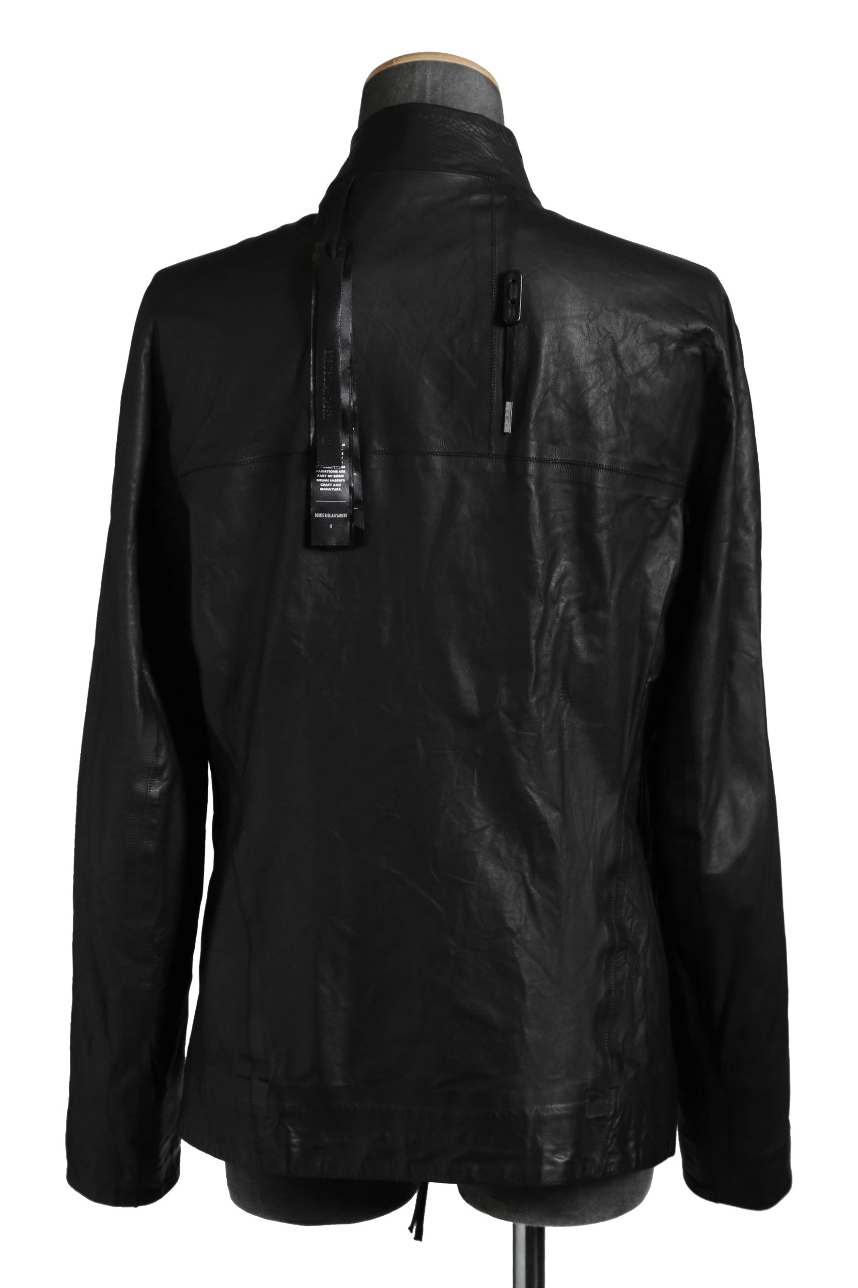 新品 BORIS BIDJAN SABERI / 20SS J1 Calf Reversible Leather Jacket / J1-FMM20009 / size M (BLACK) レザー ジャケット