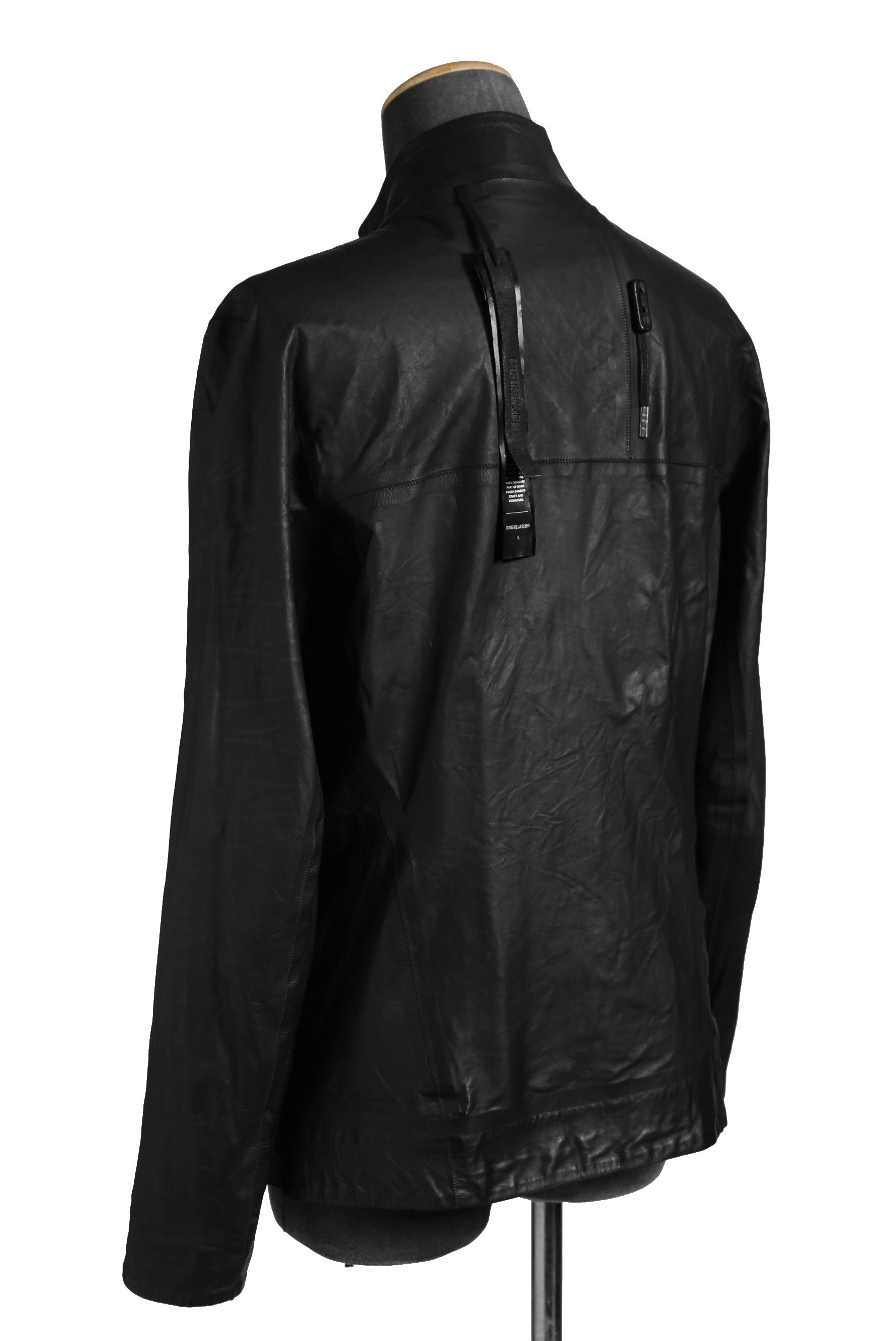 新品 BORIS BIDJAN SABERI / 20SS J1 Calf Reversible Leather Jacket / J1-FMM20009 / size M (BLACK) レザー ジャケット