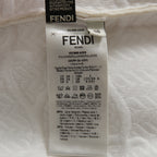 FENDI フェンディ /  21AW FFカリグラフィー ズッカ / ニット カーディガン / ウールカシミヤ / FZC888 AHE9 / size 38 (クリーム)  レディース