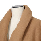 極上品 Louis Vuitton ルイヴィトン / 23年クルーズコレクション "look 4" / キャメルヘア パール コクーン ショートコート  / モノグラム裏地 / 1AAL1B / size 36 (キャメル)