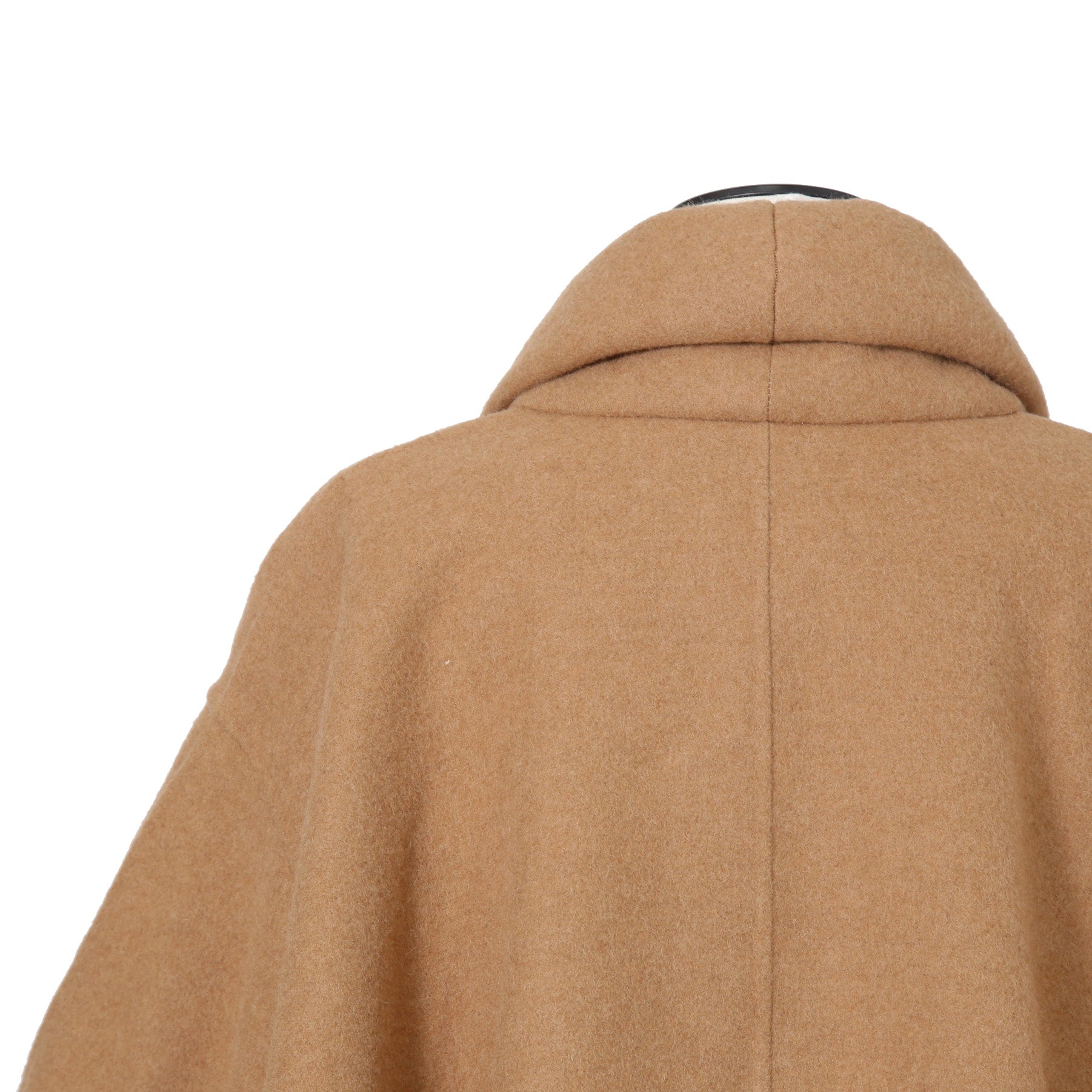 極上品 Louis Vuitton ルイヴィトン / 23年クルーズコレクション "look 4" / キャメルヘア パール コクーン ショートコート  / モノグラム裏地 / 1AAL1B / size 36 (キャメル)