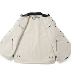 新品 現行デザイン DIESEL ディーゼル / オーバーサイズ PVCコーティング リバーシブル ジャケット J-Film-Rev size S 黒 コットン リネン DIESEL