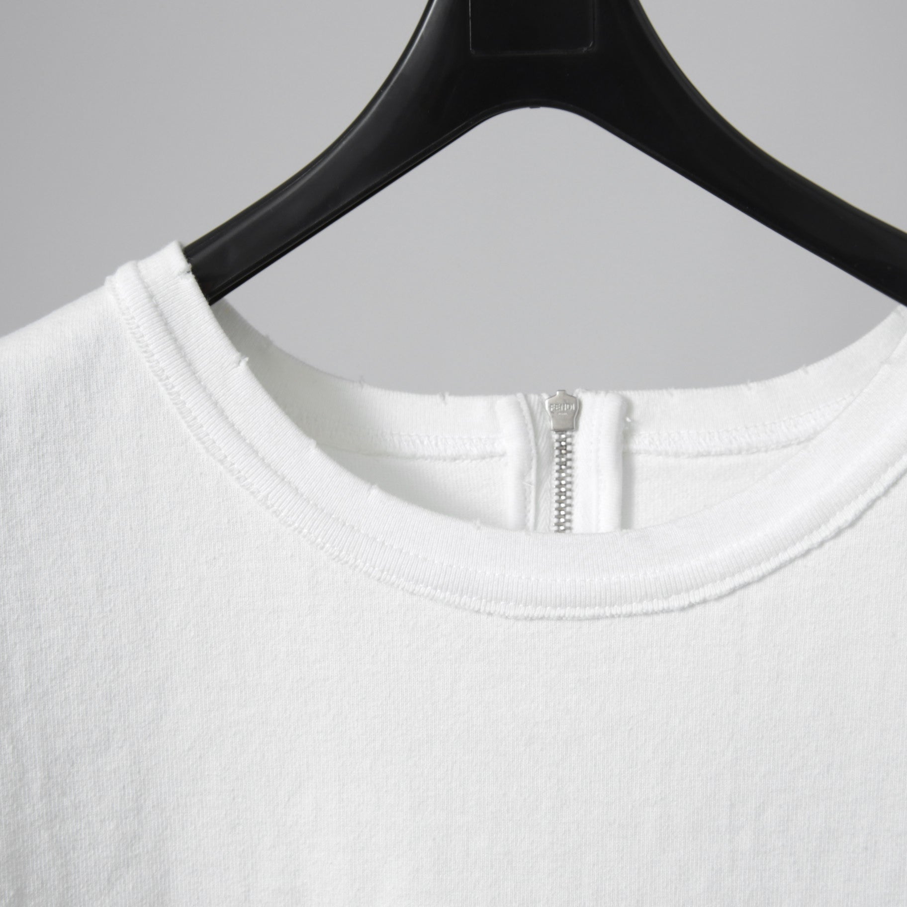 美品 フェンディ FEDNI by MARC JACOBS / コットン プリント Tシャツ / size M (WHITE) F57950 AXBH マークジェイコブス