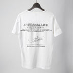 イサムカタヤマバックラッシュ × ATTACHMENT コラボ / クロコライダース プリント Tシャツ / size M (WHITE)