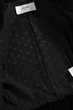 美品 CELINE セリーヌ / 21AW エディ期 Chasseur Jacket ベルベット シャスール ジャケット 2V81D226D / size 38 黒 国内正規品 レディース