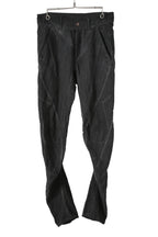 美品 D.HYGEN ディーハイゲン / 22SS Cotton Linen Stretch Denim Overlock Twist Curve Slim Pants / size 2 (SUMI BLACK) パンツ