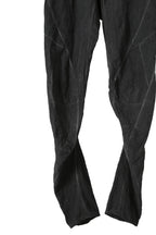 美品 D.HYGEN ディーハイゲン / 22SS Cotton Linen Stretch Denim Overlock Twist Curve Slim Pants / size 2 (SUMI BLACK) パンツ