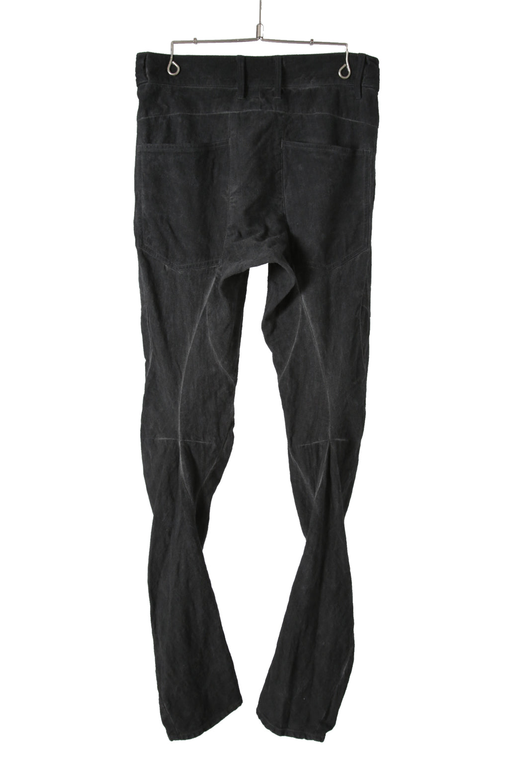 美品 D.HYGEN ディーハイゲン / 22SS Cotton Linen Stretch Denim Overlock Twist Curve Slim Pants / size 2 (SUMI BLACK) パンツ