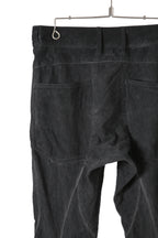 美品 D.HYGEN ディーハイゲン / 22SS Cotton Linen Stretch Denim Overlock Twist Curve Slim Pants / size 2 (SUMI BLACK) パンツ