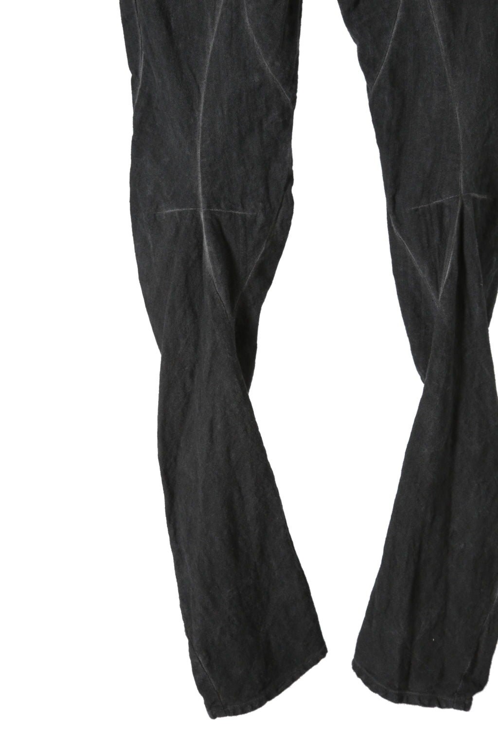 美品 D.HYGEN ディーハイゲン / 22SS Cotton Linen Stretch Denim Overlock Twist Curve Slim Pants / size 2 (SUMI BLACK) パンツ
