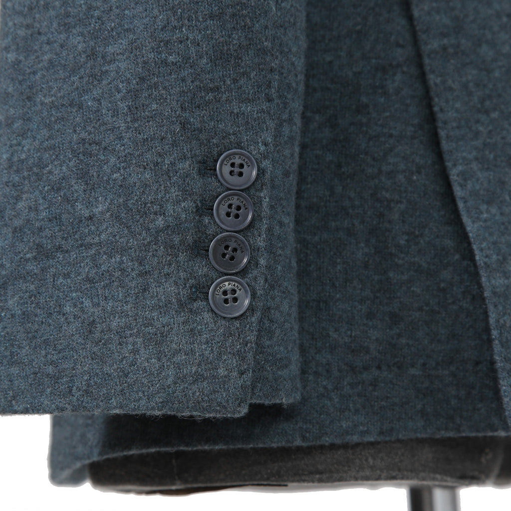 Loro Piana ロロピアーナ / 美品 SWEATER JACKET NOVALIS /  FAD2474 / カシミア ジャージ ジャケット / size 46 (BLUE)