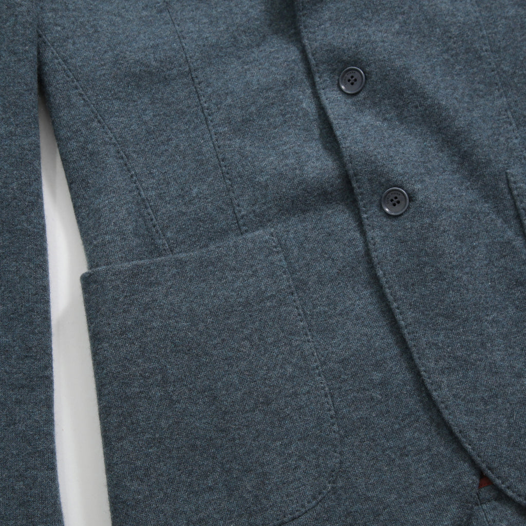 Loro Piana ロロピアーナ / 美品 SWEATER JACKET NOVALIS /  FAD2474 / カシミア ジャージ ジャケット / size 46 (BLUE)