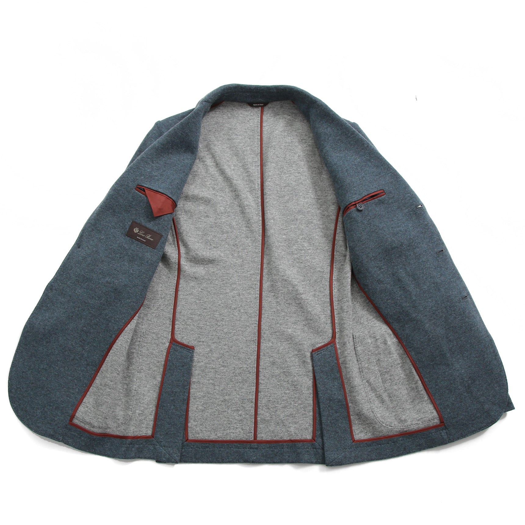 Loro Piana ロロピアーナ / 美品 SWEATER JACKET NOVALIS /  FAD2474 / カシミア ジャージ ジャケット / size 46 (BLUE)